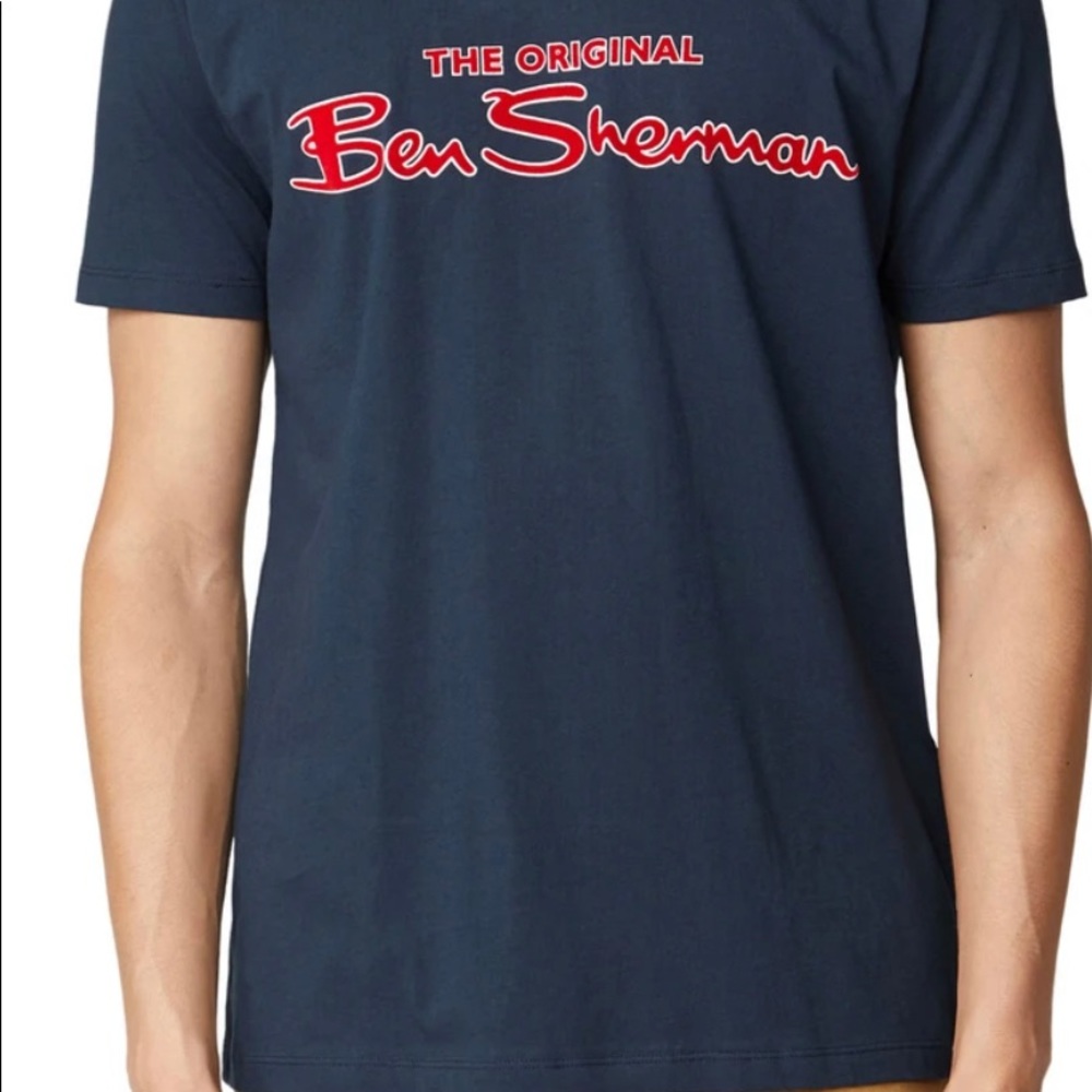 NWT Ben Sherman SIGNATURE LOGO TEE - DARK NAVY
